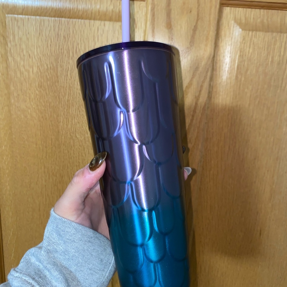 Starbucks Iridescent Blue and Purple Tumbler